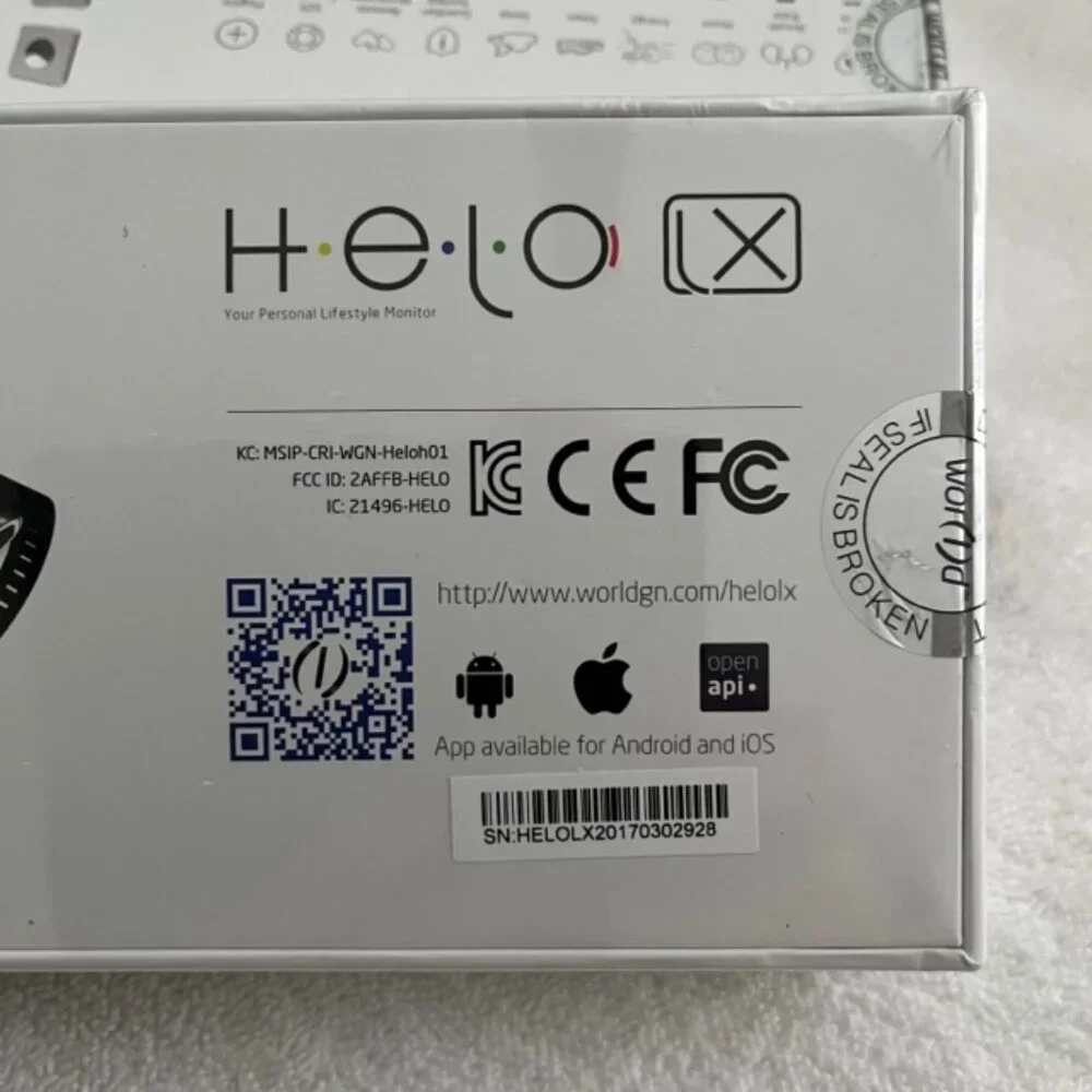 HELO LX Fitness and Health Monitor with Germanium Stones Box Set - Still Sealed